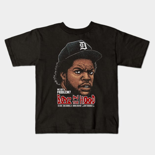 Boyz N The Hood, Ice Cube, Doughboy Kids T-Shirt by PeligroGraphics